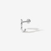 Lane diamond J piercing
