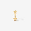 Lincoln star u hoop piercing
