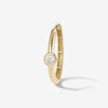 Lotto diamond hoop piercing