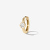 Lotto diamond hoop piercing