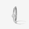 Lotto diamond hoop piercing