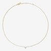 Luca heart diamond necklace