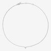 Luca heart diamond necklace