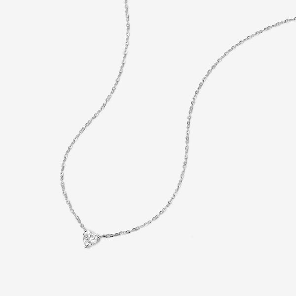 Luca heart diamond necklace