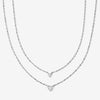 Luca heart diamond necklace