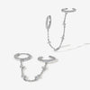 Olsen chained cuff earrings