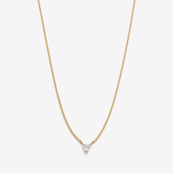 Maddox heart diamond necklace