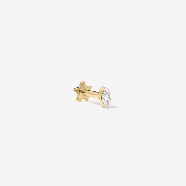 Dean marquise diamond piercing