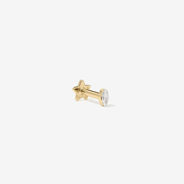 Dean marquise diamond piercing