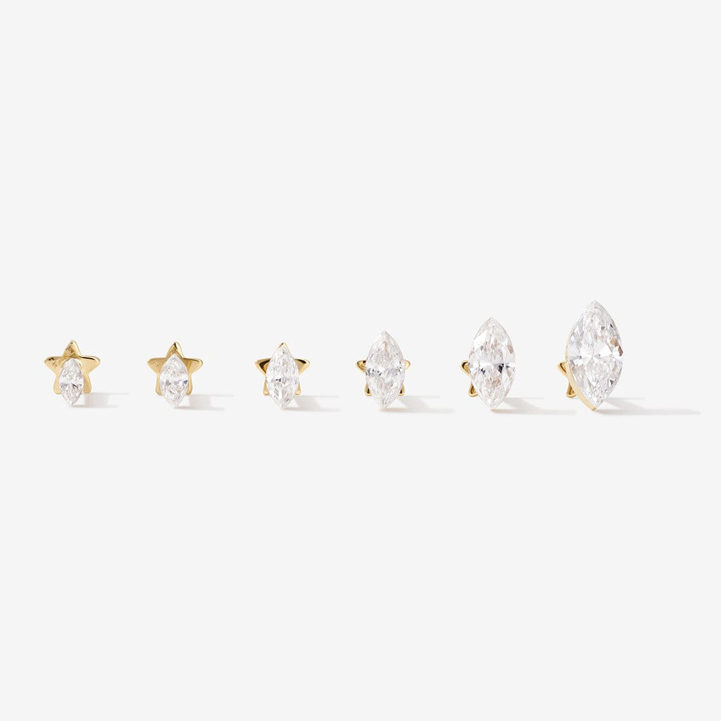 Dean marquise diamond piercing