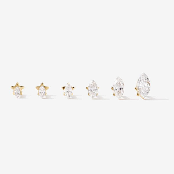 Dean marquise diamond piercing