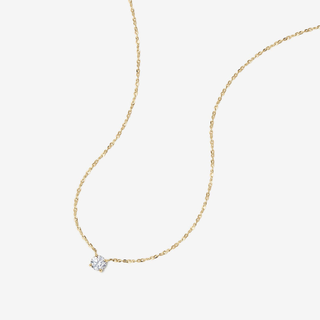Max round diamond necklace