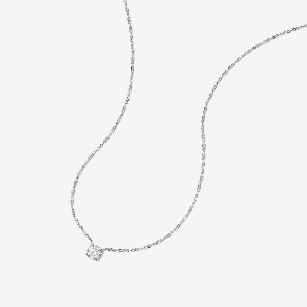 Max round diamond necklace