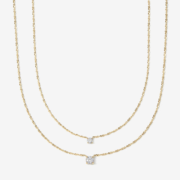 Max round diamond necklace
