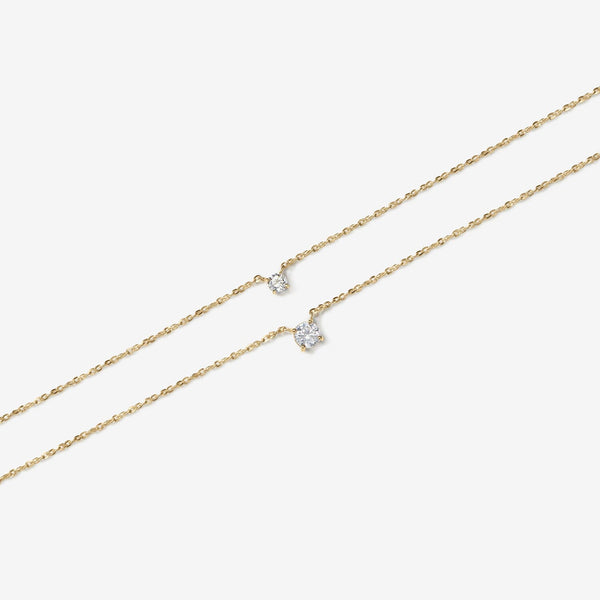 Max round diamond necklace
