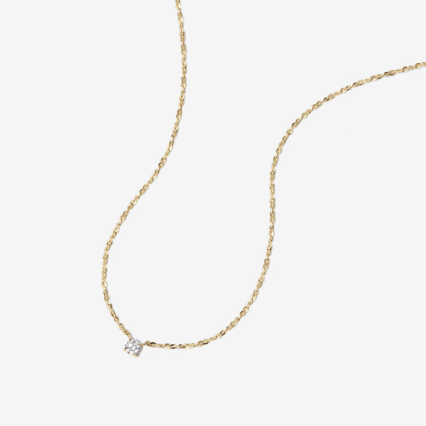 Max round diamond necklace