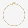 Mondechai ornate twisted chain anklet