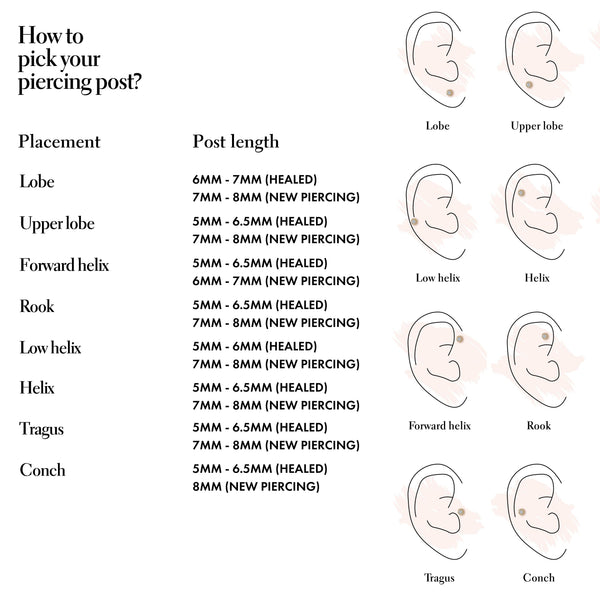 Finn diamond contour piercing