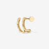 Norris diamond illusion piercing hoop