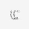 Norris diamond illusion piercing hoop