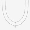 Owen pear diamond necklace