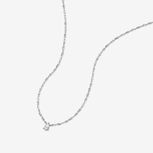 Owen pear diamond necklace