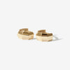 Saul micro disco hoop earrings