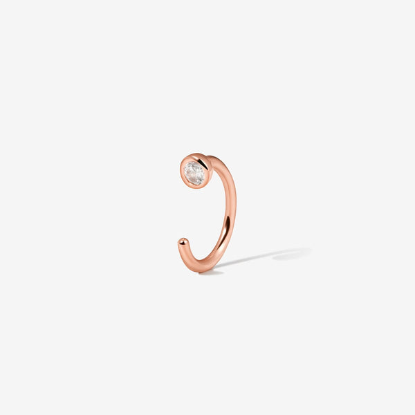 Stevie diamond hookie piercing