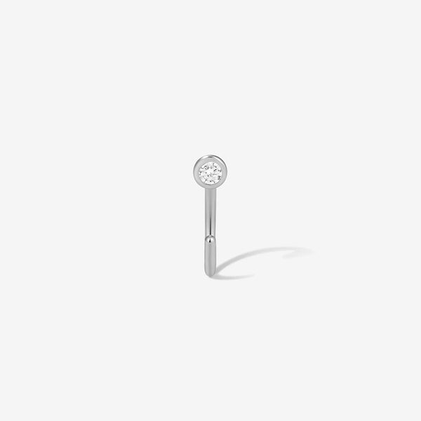 Stevie diamond hookie piercing
