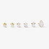 Hugh pear diamond piercing