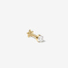 Vince round diamond piercing