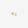 Vince round diamond piercing