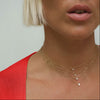 Luca heart diamond necklace