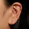 Lionel diamond hookie piercing