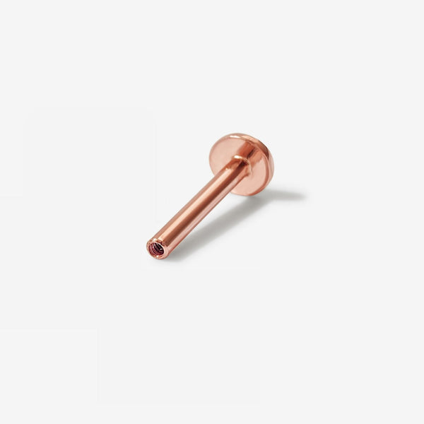 Relaxo flat back piercing post