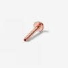 Relaxo flat back piercing post