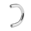 White Gold U Hoop (wp)